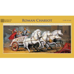 Model plastikowy - Roman Chariot Rydwan Rzymski 1/48 (6 figurek) - Glencoe Models